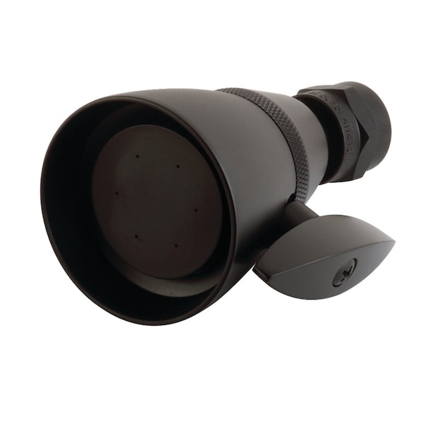 Shower Head, Matte Black, Wall Mount